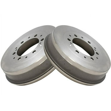 Rear Brake Drum Set 2 Piece - Compatible with 2005 - 2022 Toyota Tacoma 2006 2007 2008 2009 2010 2011 2012 2013 2014 2015 2016 2017 2018 2019 2020 2021