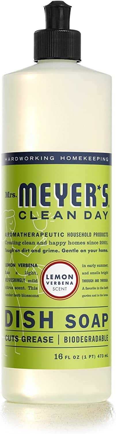 Mrs. Meyer's Liquid Dish Soap Variety, 1 Lemon Verbena, 1 Basil, 1 Honeysuckle, 1 CT
