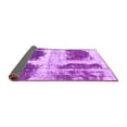 thumbnail image 2 of Ahgly Company Indoor Round Abstract Purple Modern Area Rugs, 5' Round, 2 of 4