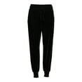 thumbnail image 5 of Time and Tru Women's Plush Velour Joggers, 5 of 5