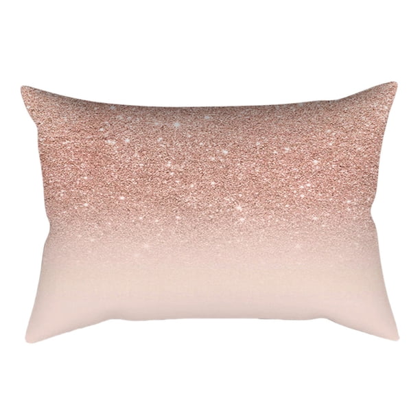 Cojín Oro Rosa onlyliua 30 Cm X 50 Cm Decoración Del Hogar