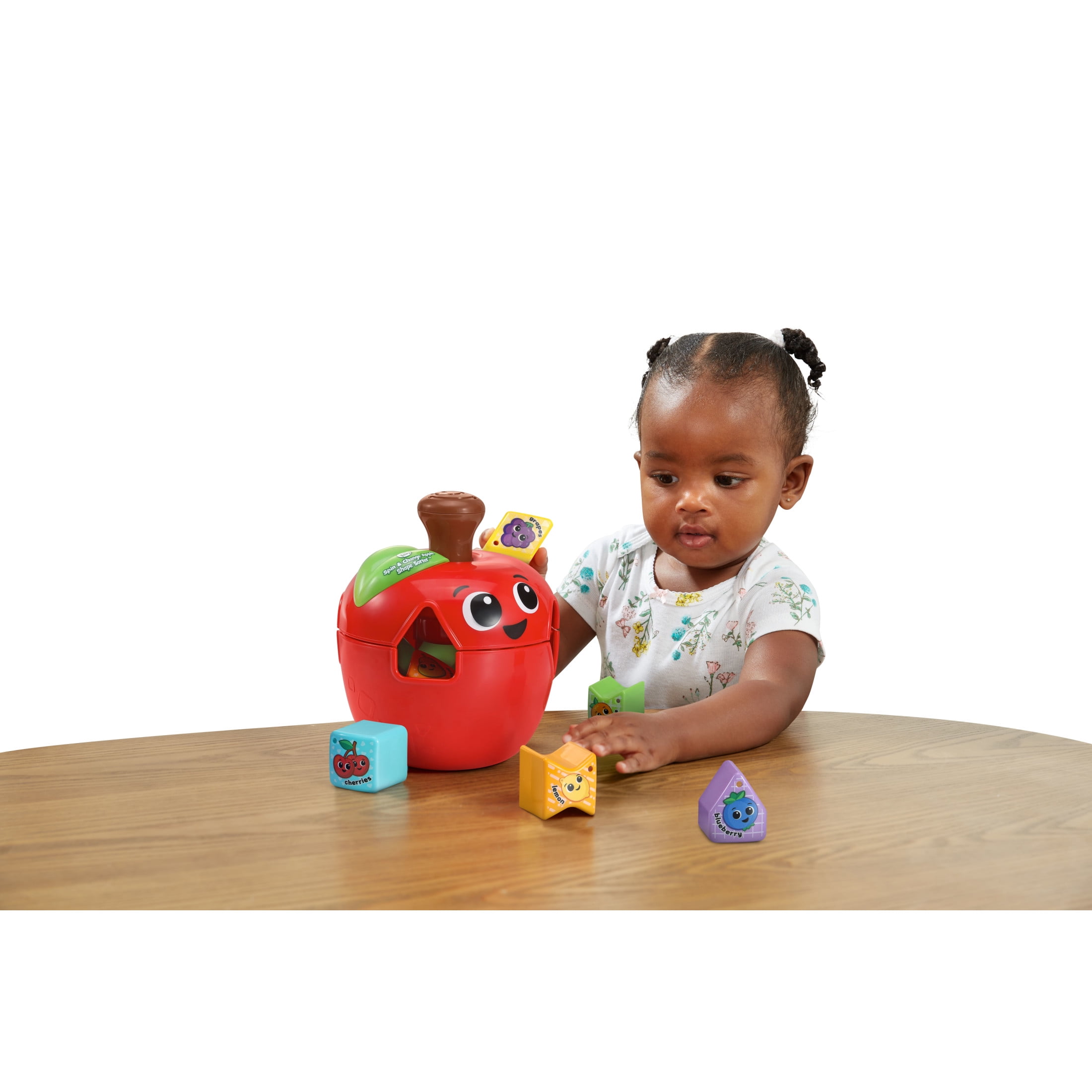 LeapFrog Spin & Change Apple Shape Sorter with Accessories, Baby and Toddler Toys  (图4)