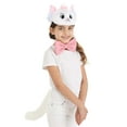 thumbnail image 1 of Serre-tête en Peluche pour Adultes Aristocats Marie, Ensemble Collier et Queue, 1 of 4