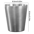 thumbnail image 2 of Mlkoz Kitchen Gadgets, Stainless Steel Double-layer Beer Mug Hot Pot Tableware Barbecue-scald Tea Cup, Birthday Gifts, 2 of 2