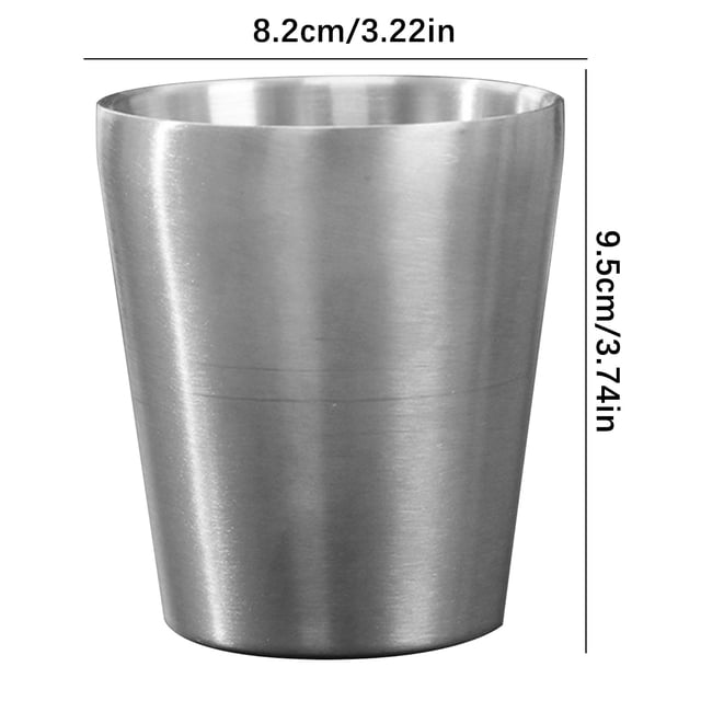 Stainless Steel Pots,Stainless Steel Cup Stainless Steel Double-Layer Beer Mug Hot Pot Tableware Barbecue Anti-Scald Tea Cup Stainless Steel Pot,Stainless Steel Mug,Tea Pot and Tea Cups