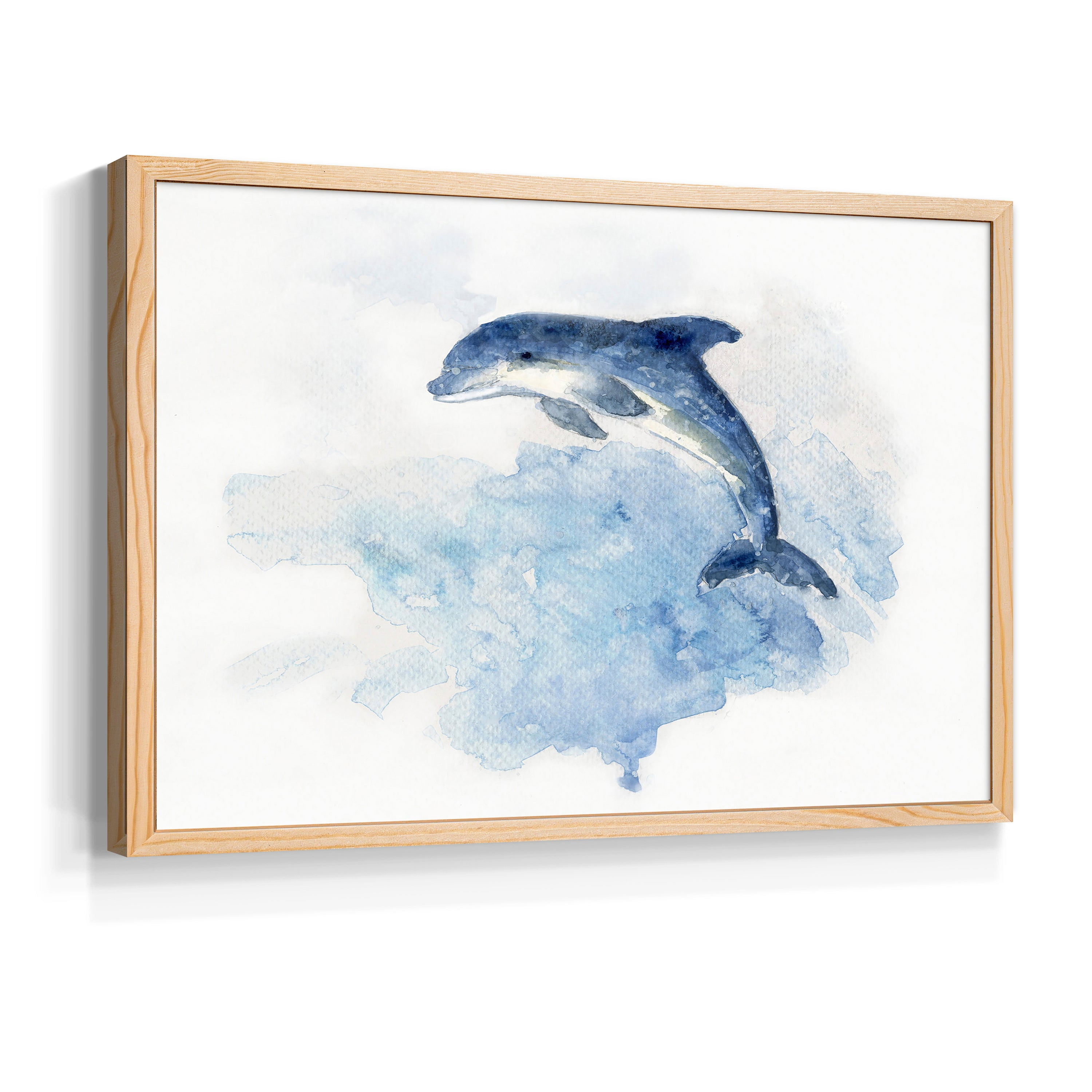 Wave Jumping by Sally Swatland - Restickable Framed Giclée Print