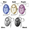 thumbnail image 2 of New Sensors Protection Security Keyring Security Alarm Rape Alarm with LED Lighting BLUE, 2 of 8