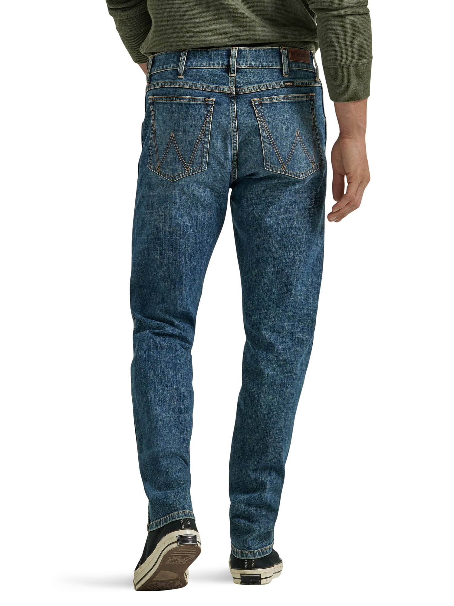 Men's Wrangler Fashion Taper Jeans Color: Medium Wash Size: 40X32