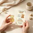thumbnail image 7 of Linnome Adorable Pocket Hug 2D Acrylic Cute Animal Keepsake with Card - Sweet Mini Encouragement Thinking of You Gift - Tiny Pocket Charm Mental Health Support Gift for Friends Family, 7 of 7
