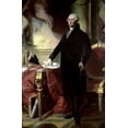 thumbnail image 2 of Stuart, Gilbert 13x18 Gold Ornate Wood Framed with Double Matting Museum Art Print Titled - George Washington, 2 of 4