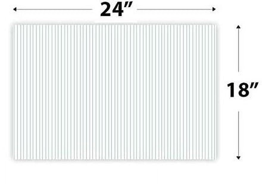 20 pack 24x18 inch Blank White Yard Signs *No Stakes Included* - Fast Free Shipping!