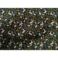 thumbnail image 4 of oneOone Cotton Poplin Black Fabric Merry Christmas Quilting Supplies Print Sewing Fabric By The Yard 56 Inch Wide-XHV, 4 of 4