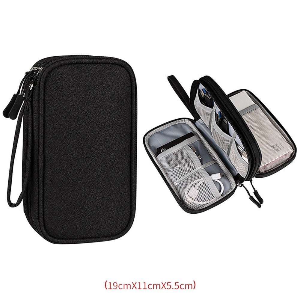 Electronic Accessories Cable Bag Organizer Travel Pouch Storage Cases Charger Walmart