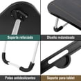 thumbnail image 4 of Mesa Portátil Plegable Auxiliar para Cama Sofá Bandeja de Desayuno Color Chocolate, 4 of 4