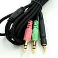 thumbnail image 4 of 1x Double Plug Headphone Audio Cable For Sennheiser (GAME ZERO ONE PC373 PC37X GSP350 500 600 ), 4 of 10