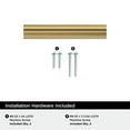 thumbnail image 4 of Amerock Composite 3 inch (76mm) Center-to-Center Champagne Bronze Cabinet Pull, 25 Pack, 4 of 4