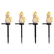 thumbnail image 1 of 4X Muñeco de Nieve Luces Solares Navidad con Energía Solar LED Muñeco de Nieve Decoración de Luz Lámparas de Estaca de Jardín Al Aire Libre Navidad Amarillo, 1 of 4