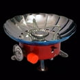 thumbnail image 3 of Portable Gas Stove Burner Windproof Camping Stove for Outdoor Picnic Cooking and Travel Use, 3 of 8