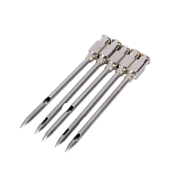 ACDANC 5pcs Stainless Steel Meat Marinade Injector Needle Replacements for Barbecue Grill Flavor Turkey