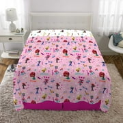 Trolls World Tour 4 Pieces Soft & Cozy Full Bedding Sheet Set for Kids Bedroom