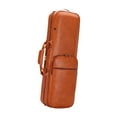 thumbnail image 3 of Estuche para violín Mochila para violín Accesorios impermeables Carcasa dura de cuero PU musical naranja, 3 of 9