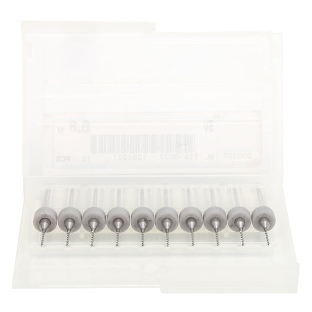 10 Uds. Boquilla de limpieza de 0,8mm broca de limpieza boquilla de aguja piezas de repuesto para impresora 3D
