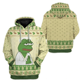 thumbnail image 2 of Sudadera con capucha de moda Pepe the Frog con estampado 3D, sudaderas casuales para hombre, moda urbana, manga larga, jersey unisex de gran tamaño para otoño, 2 of 4