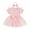 Beige/Pink/Green, variant on Hirigin Newborn Baby Girl Summer Clothes Short Sleeve Ribbed Mesh Romper Dress and Headband 0 3 6 12 18 Months Cute Outfits Set