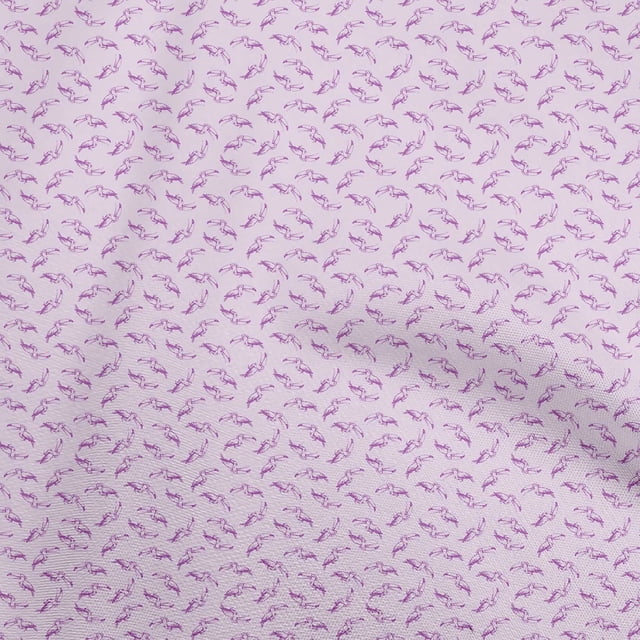 oneOone Velvet Dusty Purple Fabric Toucan Sewing Craft Projects Fabric Prints By Yard 58 Inch Wide