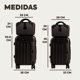 thumbnail image 5 of Set de 4 Maletas de Viaje Rígidas 20 y 18 Pulgadas con 2 Neceseres de 11 Pulgadas Equipaje Ligero con Ruedas 360 y Candado TSA Seraphiel, 5 of 6