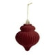 thumbnail image 2 of 12 bolas navideñas flocadas | Adornos navideños marrones de 5,9 cm con aros metálicos | Decoración navideña vintage para el hogar y la chimenea, 2 of 5