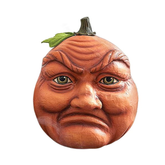Fridja Expressive Pumpkins Fall Decor Funny Face Pumpkins Halloween Pumpkin Decorations Fall Pumpkins Statue Thanksgiving Halloween Decor Home Table Top Decor