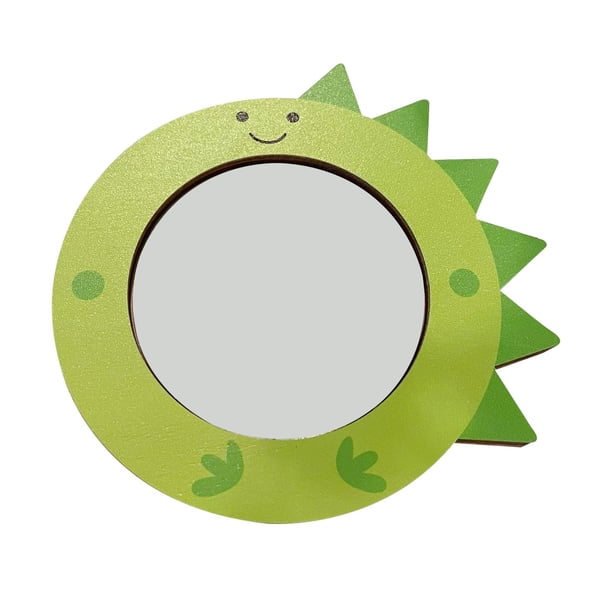 Piezas de juguete de tablero sensorial, juguetes de desarrollo de madera para actividades de juegos cognitivos Espejo Verde