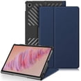 thumbnail image 1 of Case for Lenovo Tab Plus 11.5 inch TB351FU with Heat Dissipating Leather Stand - Black - WELLNGS, 1 of 5