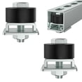 thumbnail image 1 of Límite de ruedas Trolley Roller para Unistrut Strut Channel, 1 of 5
