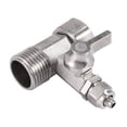 thumbnail image 5 of Adaptador de Agua AlimentacióN RO 1/2 Pulgada una 1/4 VáLvula Bola Grifo Osmosis Inversa Plata, 5 of 5