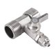thumbnail image 5 of Adaptador de Agua AlimentacióN RO 1/2 Pulgada una 1/4 VáLvula Bola Grifo Osmosis Inversa Plata, 5 of 5
