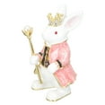 thumbnail image 1 of Crown Bunny Trinket Decorative Jewelry Box Easter Rabbit Jewelry Box Alloy Gift Box, 1 of 8