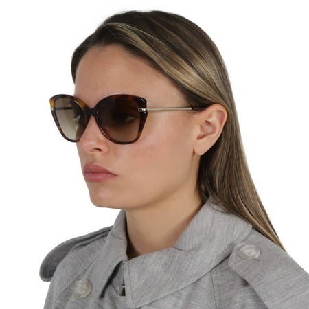 LONGCHAMP LO627S-214-57 Sunglasses Size 57mm 140mm 16mm havana Women NEW