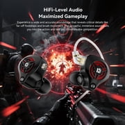 KBEAR IEM Headphones Bang-K,Wired Gaming Earbuds 1DD HiFi Earphones with 2 PIN-C Detachable Cable for Gamers Musicians