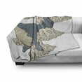 thumbnail image 3 of Whale Soft Flannel Fleece Blanket, Whale Hovering on Sky Clouds Animal Fish Marine Life Nautical Sea Graphic Art, Cozy Plush for Indoor and Outdoor Use, 60" x 80", Beige Slate Blue, by Ambesonne, 3 of 6