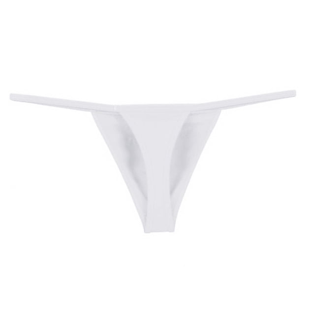 Mens Underpants Open Waist Thong Back Underwear G-string Low Briefs