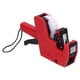 thumbnail image 5 of Máquina de codificación de pistola de etiquetas de precio, 8 dígitos con 10 Uds., etiquetas adhesivas de líneas rojas blancas, tinta roja, 5 of 5