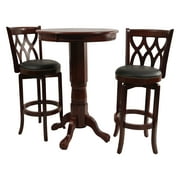 Boraam Cathedral 3 Piece Pub Table Set Dark Cherry by Boraam Industries LLC