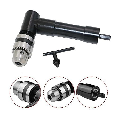 90° Angle Drill Professional Cordless Drill Attachment Adapter Aluminium Metal For Professional Diy Use 