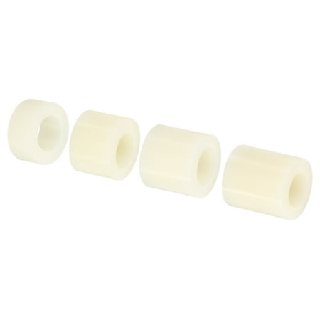 

Uxcell Round Spacer Washer Set 40 Pack Nylon 5 8 10 12mm Length for M6 Screws Block Beige