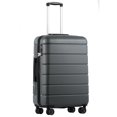 thumbnail image 5 of BYMWAY Hardside Luggage Set of 3, Fashion Hardside Carry on Luggage Suitcase with Spinner Wheels and Telescoping Handle, Lightweight Suitcase Sets, 20in 24in 28in, Gray, 5 of 12