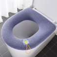 thumbnail image 2 of Asiento De Inodoro Portátil Para El Hogar, Almohadillas Lavables Para Asiento De Inodoro Con Cremallera, Alfombrilla De Punto Grueso Para Asiento De Inodoro Noticed HA045629-03, 2 of 6