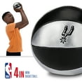 thumbnail image 3 of Franklin Sports NBA San Antonio Spurs Toy Basketballs - 2 Pack of Kids Soft Mini Basketballs for Over the Door + Indoor Hoops - NBA Fan Shop Kids Soft Toy Basketballs - (2) Mini Balls Included, 3 of 9