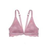 Victoria's Secret Chantilly Lace Front close Bralette Antique Lavender Size Medium NWT